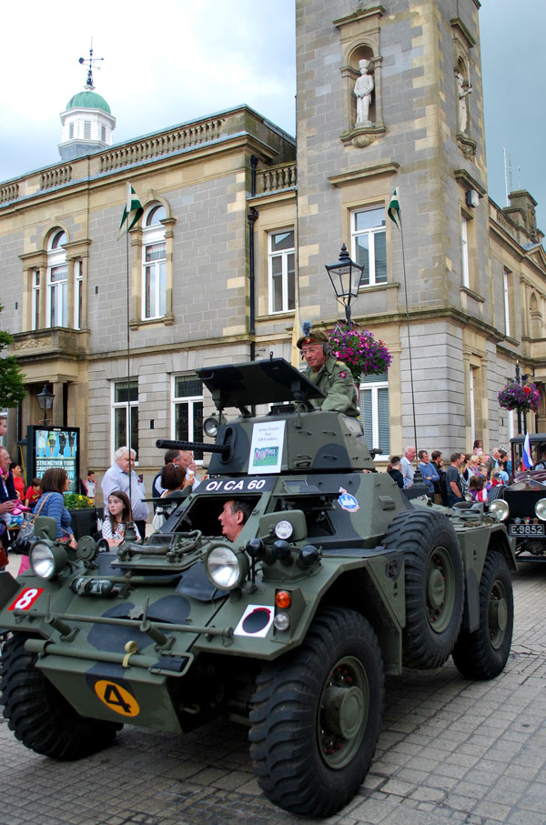 Bill & Chris with Daimler Ferret Scout Car