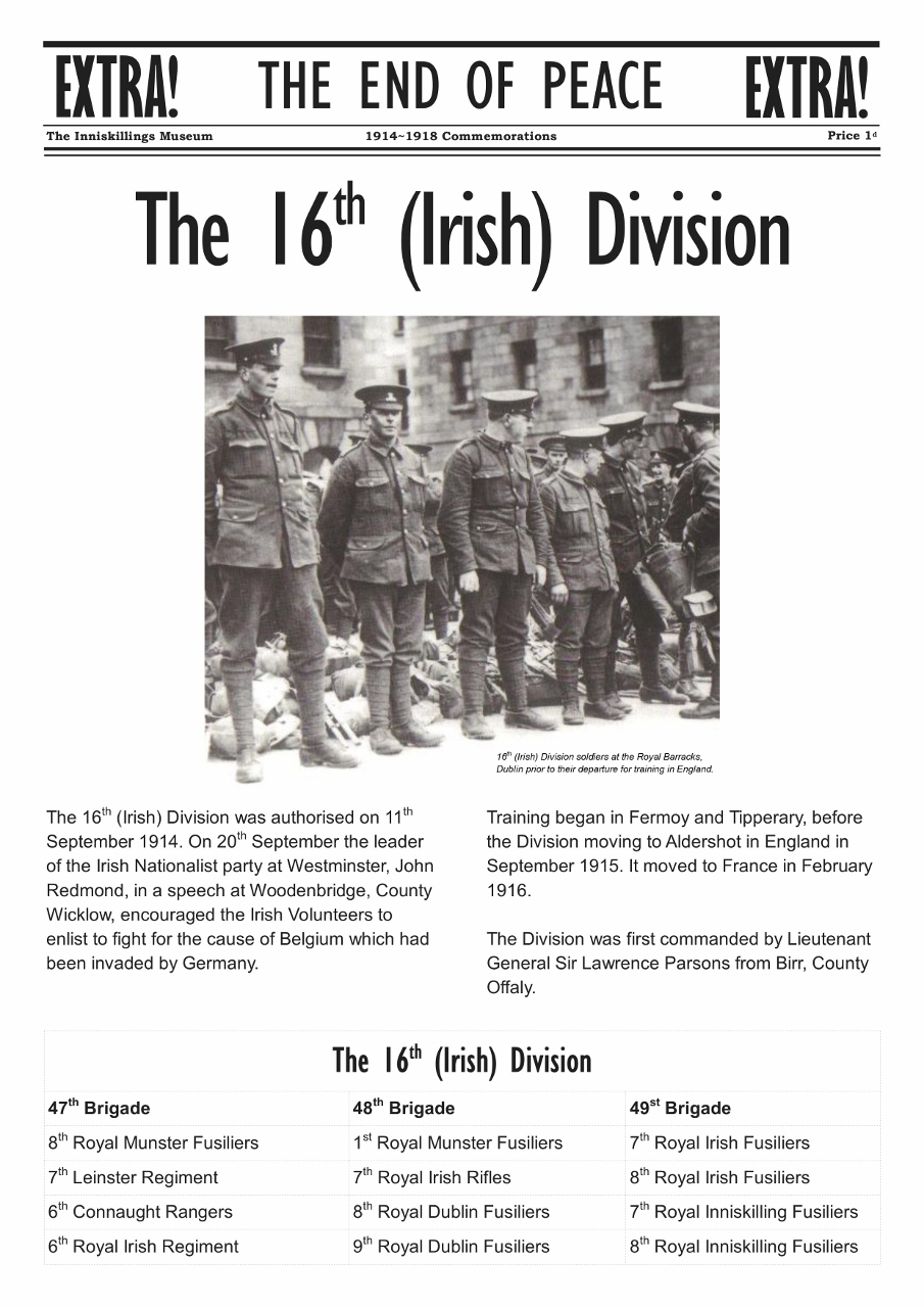 1914 End of Peace Exhibition Panel 9