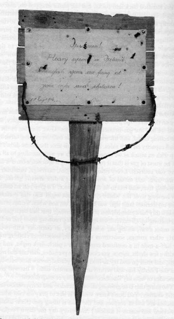 German placard
