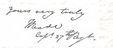 Thomas Reade's signature