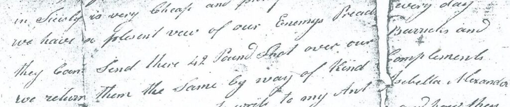 Nicol's letter