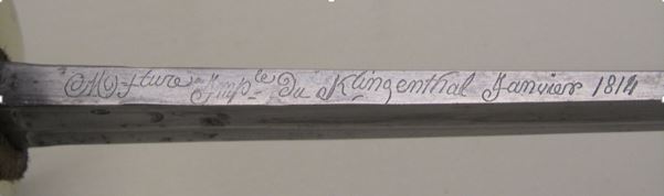 “Manufacturie Imperiale du Klingenthal, Janvier 1814.”