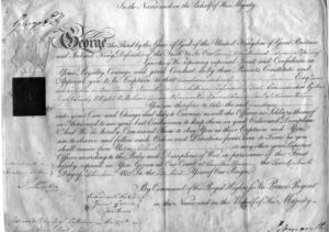 Warrant appointing Pope to succeed Parsons as Company Commander