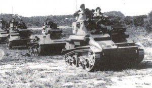 5th Inniskillings first tanks, the Mark6 Light tank