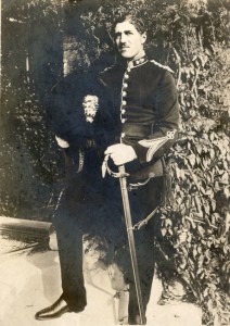 Captain McManus after church service - 1912