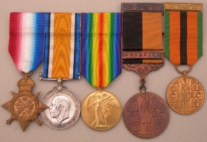 British and Irish medals of Captain MacManus Royal Inniskilling Fusiliers