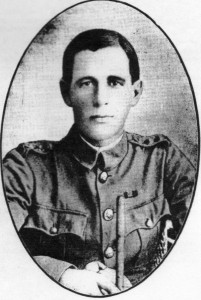 Oates in uniform - This photograph is taken from the editorial of 'The Inniskilliner', the journal of the 6th (Inniskilling) Dragoons, in February 1913, which was the first that the Regiment heard of the fate of the party that went to the Pole