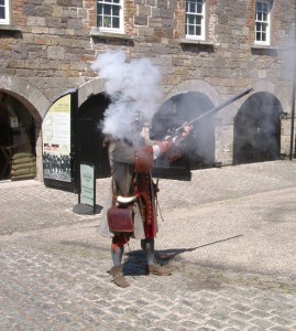 Musket is fired - Honourable Company of Foote