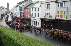 Standard paraded through Enniskillen