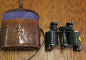 Capt Gallaugher's Binoculars and Case