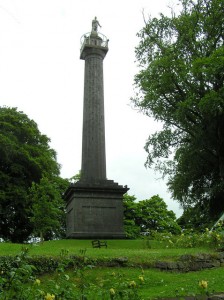 Cole's monument in Enniskillen