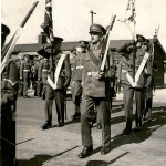1939 - 2nd Battalion parading their new Colours