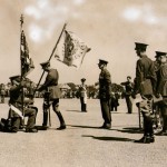 June 1939 - New Colours are presented to reformed 2nd Battalion by the Duke of Gloucester at Catterick