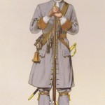 Inniskillinger in the grey uniform of the volunteer regiments - 1688