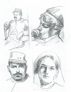 Hospital Sketches in France