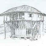 Sketch of a Macedonian Peasant's Farmhouse.