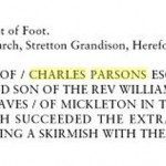 Memorial Tablet to Charles Parsons