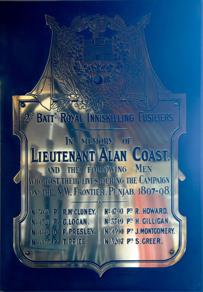 Lt Alan Coast and Men Memorial Plaque