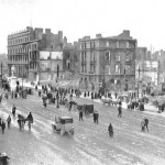 The destruction in Sackville (O'Connell) Street