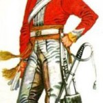 1815 Trooper, with sword and plain sabretache
