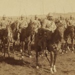 1900 6th Inniskillings during the Boer War. In 1890s the front ranks were issued with lances