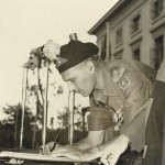 Lt Col Maxwell signs the Freedom document
