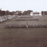 New Kings Colour paraded - Singapore, 1938