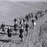 Iran 1943, route march led by the pipers