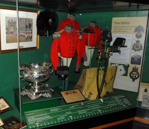 Militia Case in the Inniskillings Museum