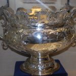 Silver bowl presented to Col Buchanan on his retirement in 1897
