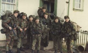 Falklands 1983 - 1st Bn about to go on patrol
