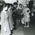 1973 - 2nd Bn, Queen meets Brian Boru at the Royal Tournament