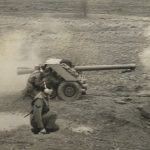 1982 - Firing a Battalion Anti Tank (BAT) recoilless rifle
