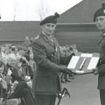 1992 - Ballymena, Final Recruit Passing Out Parade, presentation to the Champion Recruit
