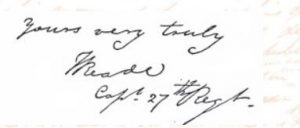 Thomas Reade's signature