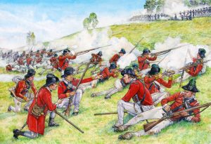British soldiers at the Battle of Brandywine, 1777