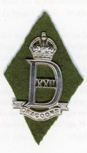 22nd Dragoons' Cap Badge