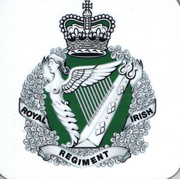 Royal Irish Regiment Coaster
