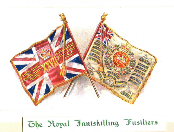 1869 - Fusiliers'Colour - with First World War Honours added to the King's Colour